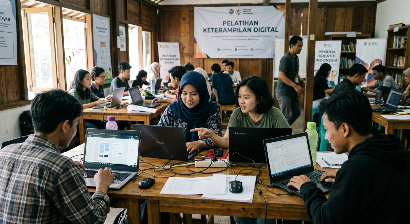 LIVESGP LAMONGAN Gelar Workshop Literasi Digital untuk Pemuda